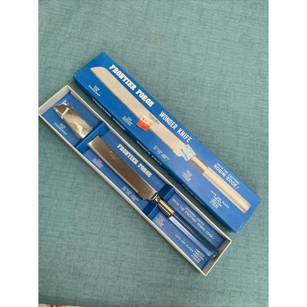 Frontier Forge Wonder knife Robin Edge Stainless Steel Dishwasher Safe NEW
